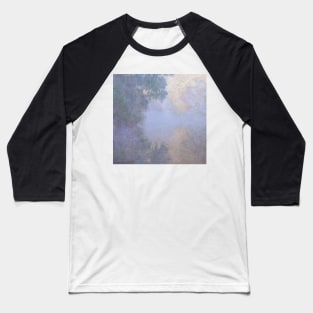 Branch of the Seine near Giverny (Mist), from the series Mornings on the Seine by Claude Monet Baseball T-Shirt